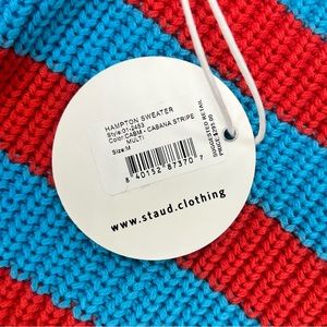 STAUD | Sweaters | Staud Hampton Sweater In Cabana Stripe | Poshmark